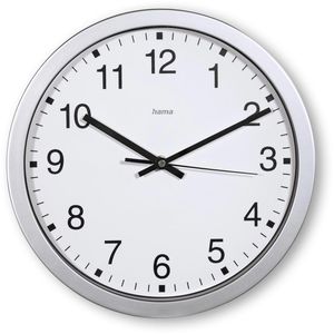 Produktbild für Wanduhr Hama Mallorca, Kunststoff, analog, Quarzuhr