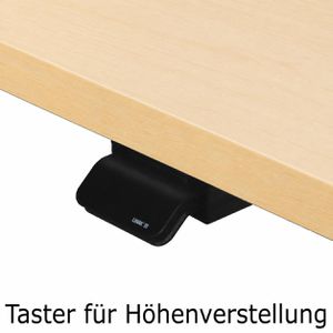 Produktbild für Schreibtisch Hammerbacher XMST 29139, ahorn, mit Sideboard