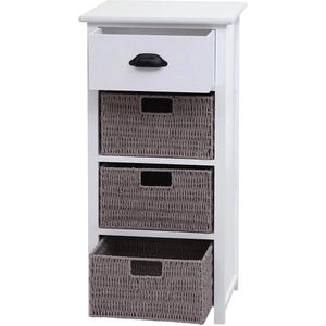 Produktbild für Kommode Mendler HWC-K84, 97645, grau / weiß