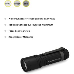 Produktbild für Taschenlampe Ledlenser Solidline ST7R, aufladbar