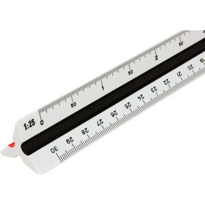 Produktbild für Dreikantmaßstab M+R 716310010 Kunststoff, 30cm