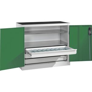 Produktbild für Werkzeugschrank CP-Möbel 8831-5035, aus Metall, grau / grün