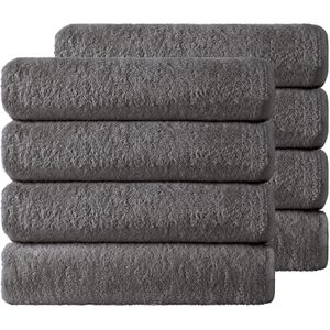 Handtuch NatureMark Frottier, anthrazit, 50 x 100 cm