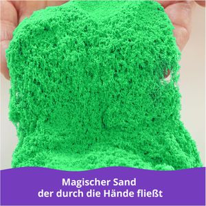 Produktbild für Kinetischer-Sand Kinetic-Sand Colour Bag, grün