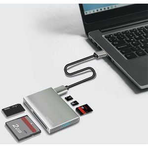 Produktbild für Kartenleser LogiLink CR0048, 5 in 1, USB-C 3.0