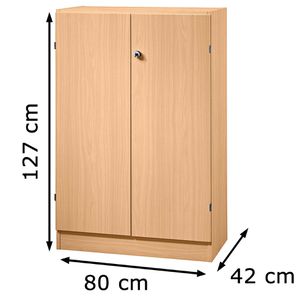 Produktbild für Aktenschrank Hammerbacher Solid 6550, aus Holz