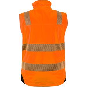 Produktbild für Warnweste ASATEX Prevent Softshell, signalorange-schwarz