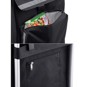 Produktbild für Einkaufstrolley Meister schwarz, klappbar