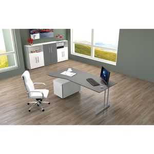 Produktbild für Kombischrank Kerkmann start up, anthrazit / weiß