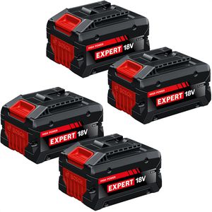 Produktbild für Werkzeugakku Bosch EXPERT 2x EXBA18V-55 + 2x EXBA18V-80