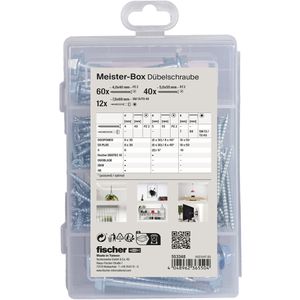 Produktbild für Schraubenset Fischer Meisterbox 553348