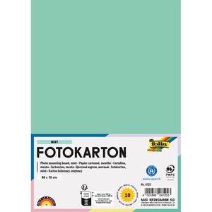 Folia Fotokarton 6125, 50 x 70 cm, mint, 300g/m², 10 Blatt