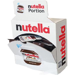 nutella Schokocreme Nussnougatcreme, je 15g (600g), 40 Stück