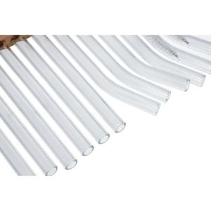 Produktbild für Strohhalme Annvchi wiederverwendbar, aus Glas