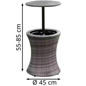Produktbild für Gartentisch Garden-Pleasure MUMBAI, Kunststoff