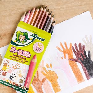 Produktbild für Buntstifte Jolly X-BIG Hautfarben, 3099-0003