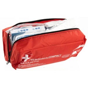 Actiomedic Erste-Hilfe-Tasche Compact rot, DIN 13164, Auto