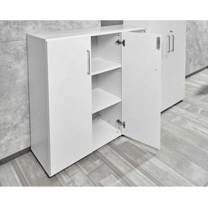 Produktbild für Aktenschrank Hammerbacher Serie 9 Advanced, aus Holz