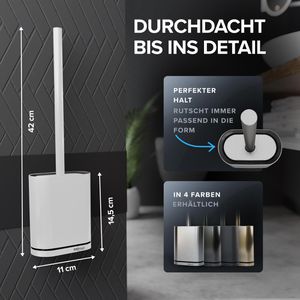 Produktbild für WC-Bürste ovimar Toilettenbürste Oppdal, weiß