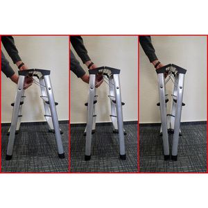Produktbild für Klapptritt KS-Tools 800.0965, aus Aluminium