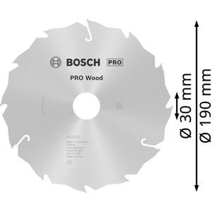 Produktbild für Kreissägeblatt Bosch PRO Wood, 2608640800