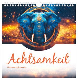 Produktbild für Geburtstagskalender Alpha 185801, Achtsamkeit