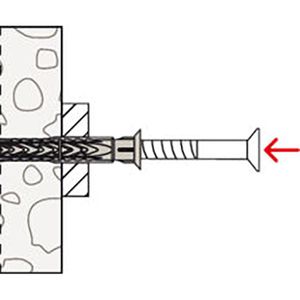 Produktbild für Schrauben-Dübel-Set Fischer 522698, SXRL T