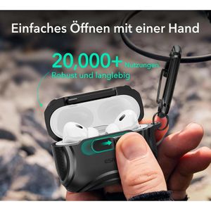 Produktbild für Ladecase-Hülle ESR Cyber FlickLock, mit MagSafe, schwarz