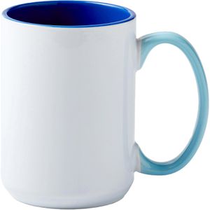 Cricut Kaffeebecher Ceramic Mug Blank 2009394, Keramik, weiß / ocean, 425ml