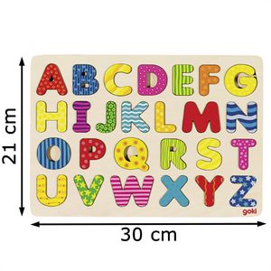 Produktbild für Lernspielzeug Goki 576721, Alphabetpuzzle