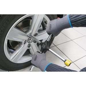 Produktbild für Radkreuz Hazet 705V, für PKW mit farbigen Schonhülsen