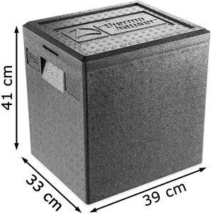 Produktbild für Thermobox thermohauser schwarz, 31 Liter