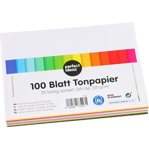 Produktbild für Tonpapier perfect-ideaz A6
