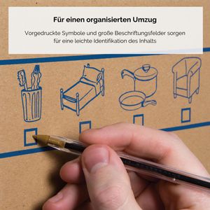 Produktbild für Umzugskartons Bankers-Box 2-wellig, 5 Stück