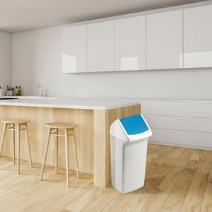 Produktbild für Mülleimer Durable Durabin Flip, VEH2012035, blau