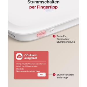 Produktbild für CO-Melder X-Sense XC0C-iR, mit Batterie