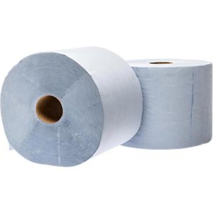 Produktbild für Putztuchrolle Katrin Classic L 3, 481252, aus Zellstoff, blau