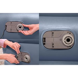 Produktbild für Luftbett Bestway TriTech Single 6713G, selbstaufblasend