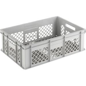Eurobox Alpha-Paletten Gläserkiste, grau, 38 Liter