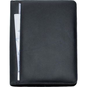 Produktbild für Schreibmappe Alassio 30058, Cremona II, schwarz, Echt Leder