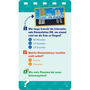 Produktbild für Spielbuch WAS-IST-WAS 378867778, Quiz Weltall