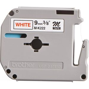 Produktbild für Schriftband Brother M-K222, 9mm