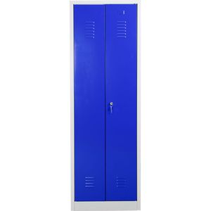 Produktbild für Mehrzweckschrank G-Office CLC/FD.1860, abschließbar, blau