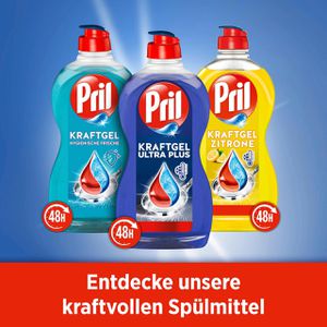 Produktbild für Spülmittel Pril Kraftgel Zitrone, Konzentrat