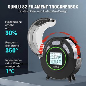 Produktbild für Filament-Trockner Sunlu FilaDryer S2, für 1 Rolle, 35-70 °C