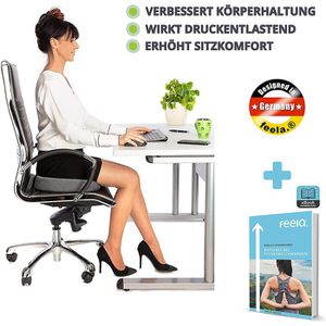 Produktbild für Orthopädisches-Sitzkissen feela medium, silber