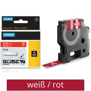 Schriftband Dymo 1805416 Rhino IND, 12mm