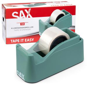 Klebebandabroller Sax Tape it easy, 0-729-17, grün