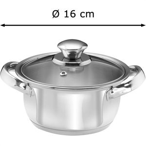 Produktbild für Topfset KING Silver Line, Edelstahl