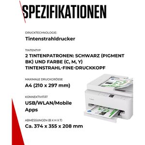 Produktbild für Multifunktionsgerät Canon PIXMA TS7550i
